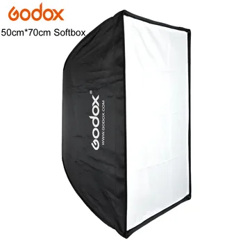 Naujausias Godox Nešiojamų 50*70cm Skėtis Softbox Atšvaitas Flash Speedlite Apšvietimas