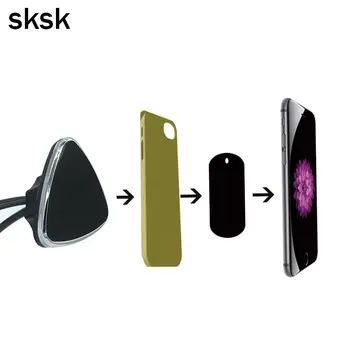 SKSK Magnetinio Kalno Automobilių Prietaisų Stovas Universalus prekinis, galinis Stiklo Telefono Laikiklis Sticky Automobilinis Magnetas iPhone 7 8 8Plus