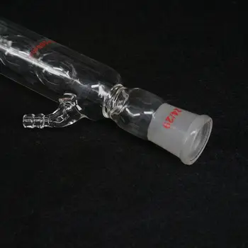 200mm 24/29 Bendras Allihn Stiklo Kondensatoriai Lizdas Lemputės Distiliuojant Laboratoriniai stikliniai Indai