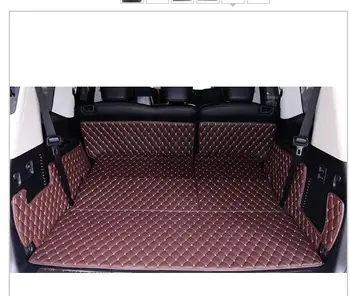 ( Automobiliu ) Geras! Specialių kamieno kilimėliai Nissan Patrol Y62 7seats 2017-2011 vandeniui įkrovos kilimai krovinių kilimėlis Patrulių 2016