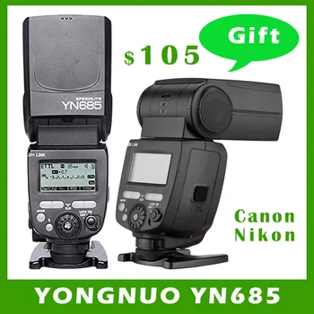 YONGNUO YN685 TTL HSS 1/8000S Speedlite Flash Nikon d7100 d3100 d5300 d7000 d90 d5200 d7200 D600 D800 D810 D4s D500 Fotoaparatas