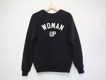 Moteris Iki Palaidinukė Feminizmo puloveriai moletom ar tumblr atsitiktinis viršūnes estetinės palaidinukė, Megztinis, blusa tumblr mergina atsitiktinis viršūnės