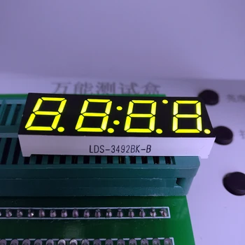 10vnt 4bit Skaitmeninės Vamzdis Bendro Anodo Skaitmeninės Vamzdis 0.39 į. geltona žalia LED Skaitmenų 7 Segmentų(Laikrodis)