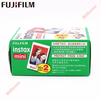 20pcs/box fujifilm instax mini 8 9 kino 20 lapų fotoaparato Momentinių mini 7s 25 50s 90 Photo Paper White Krašto, 3 colių pločio filmas