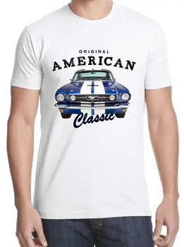 2018 Naujų Karšto Pardavimo marškinėliai T-shirt Mustang American Classic Raumenų Automobilių Dydis S - 3XL