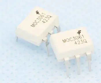 5 VNT IC MOC3061 CINKAVIMAS-6 Zero-Cross Optoisolators Simistorių Ratai NAUJI