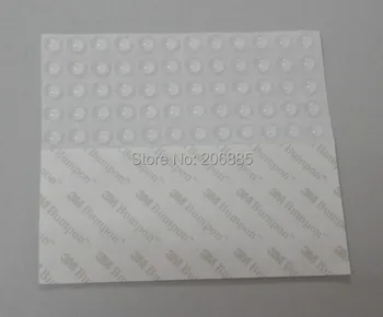 Originalus 3M SJ5302A aišku, lipnios gumos lipni taškų koja skaidrus 7.9 mm*2.2 mm 3000pcs/box