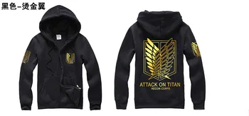 Išpuolis titan anime hoodies laisvės sparnai kietas kasdien dėvėti megztiniai ac389