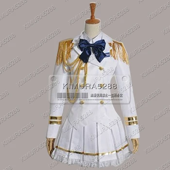 Nemokamas Pristatymas Japonijos Uta no prince SAMA Nanami Haruka Moterų Balta Karinę Uniformą Cosplay Kostiumas