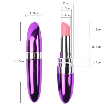 IKOKY Mini vibratorius Kulka Lūpų, sekso parduotuvė AV stick Klitorio stimuliatorius Suaugusiųjų produkto sekso žaislas moterims