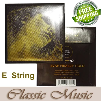 Nemokamas pristatymas ,Evah Pirazzi Aukso Smuiko Styga E string (315421), pagaminta Vokietijoje