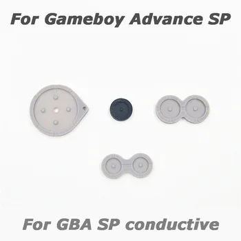 1x Dėl GBA SP GBASP Mygtuką Laidžios Gumos Kilimėlis pagalbinėje Pagalvėlės 4pcs/Set Nintendo Game Boy Advance Konsolės Pakeitimo Dalis