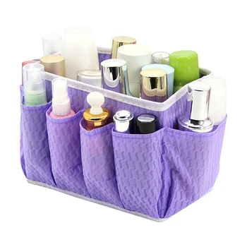 Neaustinės medžiagos Kosmetikos dėklai Multi - pocket Kosmetikos Krepšys Darbalaukio Bakalėja, Sandėliavimo Konteineriai Makiažas Organizatorius