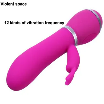 Smurtinių vietos Stebuklinga lazdelė, 12 Greičiu Dildo vibratorius, Sekso žaislai, skirtas moters Klitorio stimuliatorius Vibratoriai moterims Suaugusiųjų žaislai Sexe
