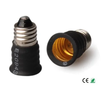 (SPL-081-L7) 300pcs E11 su E12 liepsną PBT/VNT lempos laikiklis Led CFL lemputės E12~E11 adapteris