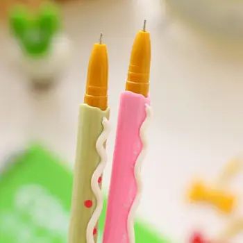 Papelaria boligrafos kawaii tortas gelio rašiklis papelaria criativa korėjos raštinės reikmenys mielas mokykliniai reikmenys lapices medžiaga pieno stiklo