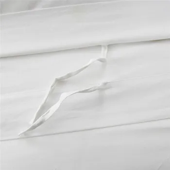 4pcs Medvilnės baltas prabangus viešbutis patalynės komplektas queen ' king size siuvinėjimo antklodė antklodė apima patalynė lakštai nustatyti pagalvė