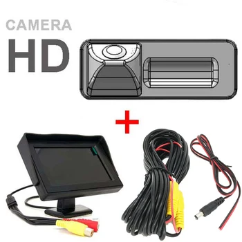CCD automobilio galinio vaizdo kamera galinio vaizdo stovėjimo atvirkštinio už Jeep Renegade vandeniui aiški vizija, bevielis siųstuvas LCD ekranas kameros