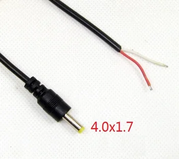 20pcs 4.0x1.7 mm DC Maitinimo kabelis Vyrų kištukinis reitingas 3.0 12V Kabelio Adapteris laido