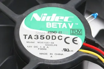 NIDEC BetaV TA350DC M35105-58 Atveju Aušinimo Terminis Jutiklis Ventiliatorius 12V 1.8 3-Pin (3-Viela, Švinas) 90mm x 90mm x 38mm