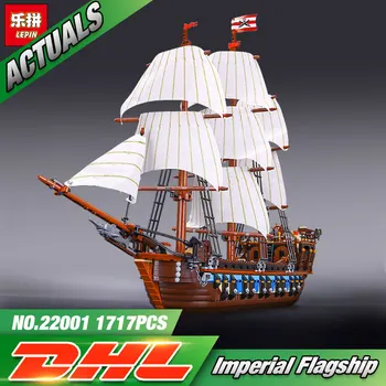 NAUJAS LEPIN 22001 Piratų Laivą karo laivų modelių Kūrimo Rinkiniai Blokas Briks Žaislų, Dovanų 1717pcs Suderinama 10210