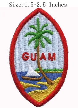 Guamas Teritorijoje Antspaudas siuvinėjimo pleistras 3