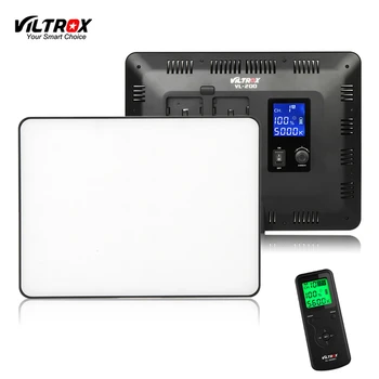Viltrox VL-200 Pro Belaidžio Nuotolinio valdymo LED Vaizdo Studija Šviesos Lempos Slim Bi-Color Pritemdomi + AC Maitinimo Adapteris, skirtas Vaizdo Kamera