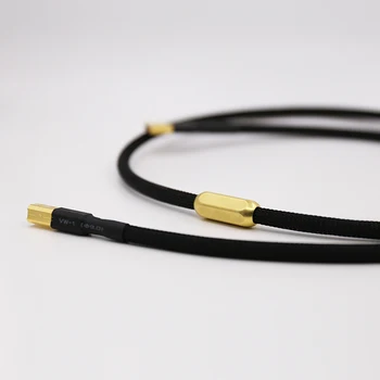 Pora 5N gryno OCC vario VPK USB 2.0 kabelis Garso dekoderiai Duomenų viela, paauksuoti USB kištukas