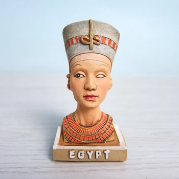 Karalienė Egipto Turizmo Suvenyrai, Šaldytuvas Magnetai, Rankų darbo 3D Dervos Šaldytuvas Magnetinio Pranešimą Lipdukai Namų Dekoro Apdaila