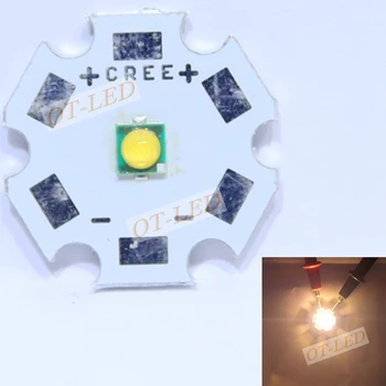 20pcs 3W TianDian 3535 SMD Didelės Galios LED diodų Chip šviesos spinduolis, Šiltai Balta 3000-3200K, o ne CREE XPE XP-E led