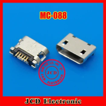 ChengHaoRan 50pcs Micro USB 5P,5-pin Micro-USB Lizdas,5Pins Micro USB Jungtis Uodega Įkrovimo lizdas,MC-088