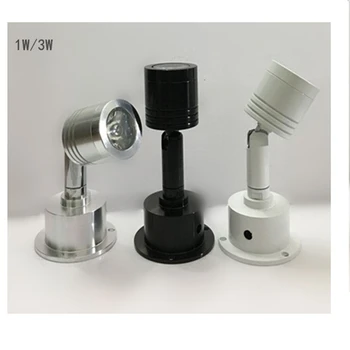 Rotable 3W/5W led lubų vietoje lempos, 85-265Vac led skaitiklis šviesos , akcentas apšvietimas, papuošalai ,aukso ,sidabro,led lempos paroda