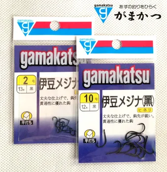 Karšto pardavimo 6pcs/daug Japonų žiniasklaidos nano Gamakatsu Izu (juoda), stiprūs, aštrūs spygliuota kablys