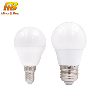 [MingBen] LED Lemputės, Lempos, E27 E14 220V Lemputę Smart IC Reali Galia 3W 5W 9W 7W 12W 15W Didelio Ryškumo Lampada LED Bombillas