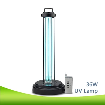 UV Lempa Mobiliojo Ultravioletinių Baktericidinė Lempa su Nuotolinio Valdymo 220V, 36W UV Lempa Dezinfekcijai Lempos Sterilizacija UV LED Lempos