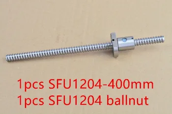 12mm kamuolys varžtą SFU1204 ilgis 400mm plius RM1204 ballnut CNC 