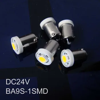 Aukštos kokybės 24V BA9s led lempos,LED BA9s Automobilio Signalas, Šviesos,led BA9s 24v Lemputė,Pilotas Lempos 24vdc nemokamas pristatymas 50pcs/daug