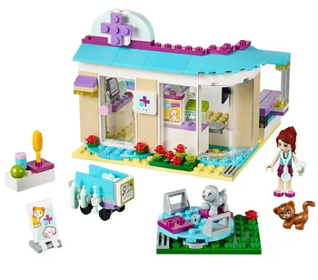BELA 10537 Draugais Duomenys Profesinio mokymo Klinika 41085 Statybinės Plytos Emma Mia Švietimo Žaislas Vaikams, Suderinama su Legoe
