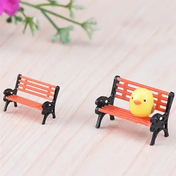 Mielas Mini Kėdė, Suolas Namų Dekoro Miniatiūros Pasakų Sodų Papuošalus Figūrėlės Žaislai 