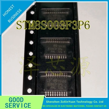 100VNT/DAUG STM8S003F3P6 8S003F3P6 TSSOP-20 16 MHz 8-bitų MCU 8 Kbytes Flash 128 baitų duomenų EEPROM 10 bitų ADC IC