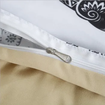 FANAIJIA bohemijos patalynės komplektai boho spausdinami 3d Mandala antklode padengti nustatyti 3pcs Užvalkalas visiškai super king size lovos skalbiniai