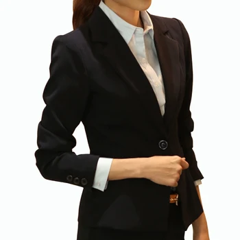 Iki 2017 m. pavasario ir rudens naujų trumpas juodas mažas kostiumas, moterų korėjos versija, plonas, moterų ilgas rankovėmis mažas kostiumas striukė