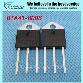10vnt nemokamas pristatymas BTA41-800B BTA41800B BTA41-800 BTA41 simetriniai triodiniai tiristoriai 40 Amp 800 Volt TO-3P naujas originalus