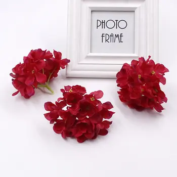 11pcs / daug spalvingų dekoratyvinių gėlių vestuves Prabanga dirbtinis hydrangea 