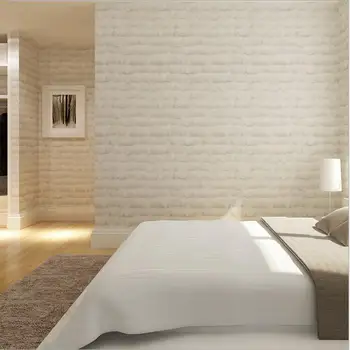 Prabangių tapetų Paprastas Stilius Kūrybos Plunksna neaustinių Tapetai Sienos kambarį Miegamasis/ Sofa-lova ,TV Foną sienos