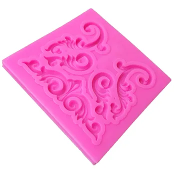 Nėrinių modelio silikono formos minkštas pelėsių tortas dekoravimo priemonės, vynuogių, šokolado gumpaste pelėsių formas de silikono T1070