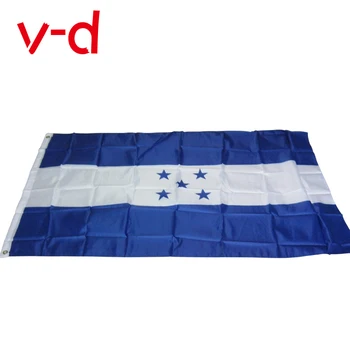 Nemokamas pristatymas xvggdg Hondūro vėliavos 90 * 150cm judėjimo vėliavos parduotuvėje parduodami pasaulio vėliavas užsakymą kokybės poliesterio