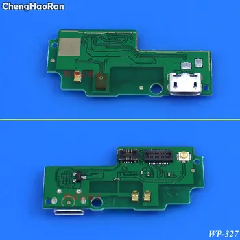 ChengHaoRan Už Huawei Honor 3X G750 USB Įkrovimo Kroviklis Uosto Doko Jungtis, Flex Kabelis su Mikrofonu Vibratorius Valdybos Modulis