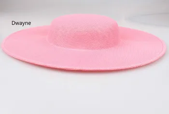 Raundas 30 cm Sinamay Skrybėlę Bazės 