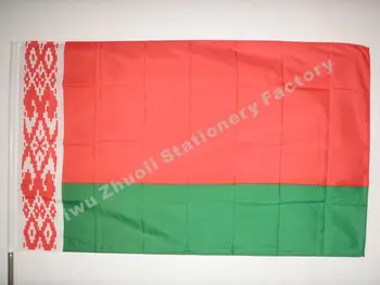 Baltarusijos Vėliavos 150X90cm (3x5FT) 115g 100D Poliesteris Dukart Siūlės Aukštos Kokybės Nemokamas Pristatymas